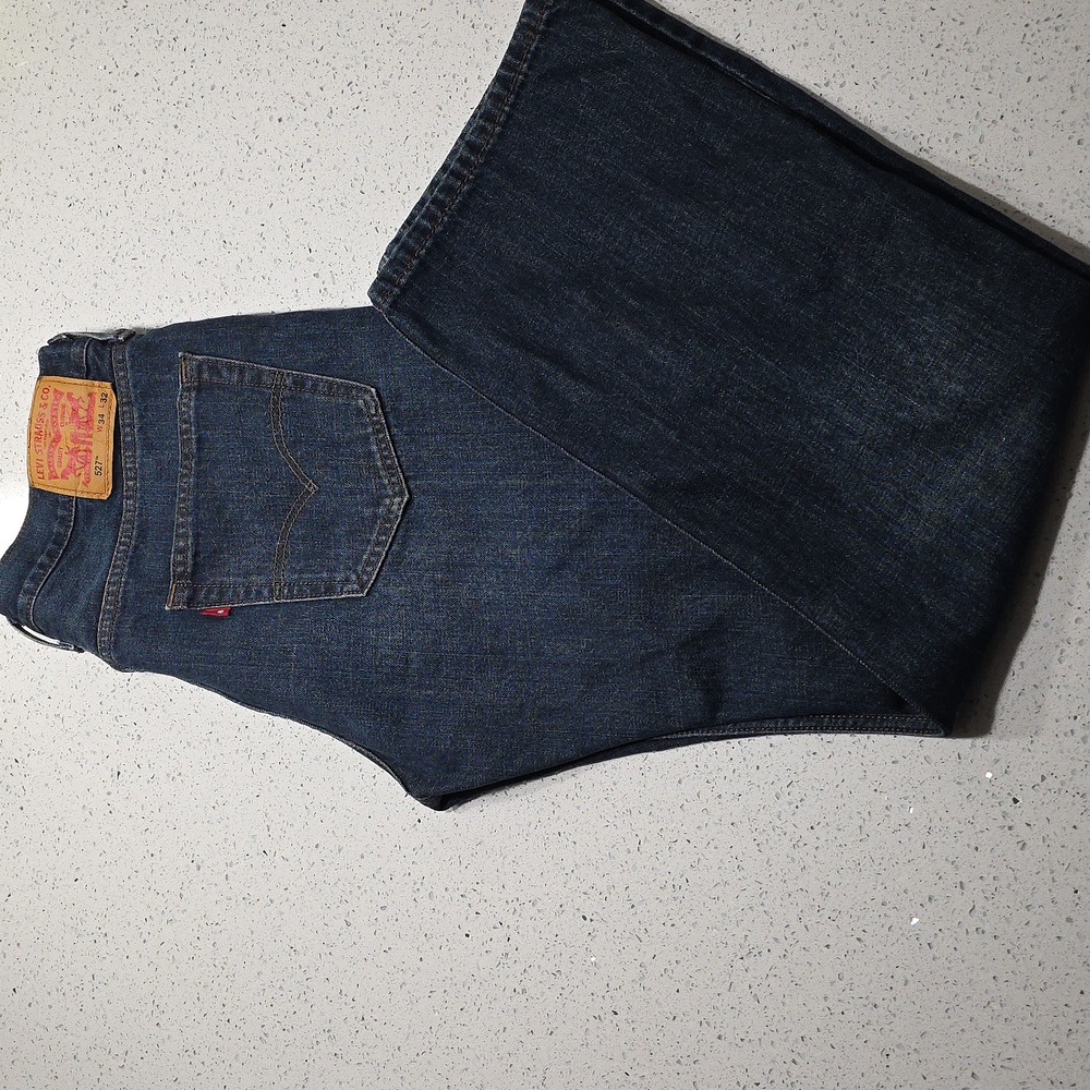 Levi's Dark Blue Straight Jeans